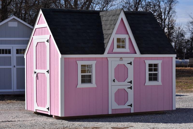 Victorian Playhouse Painted Pink